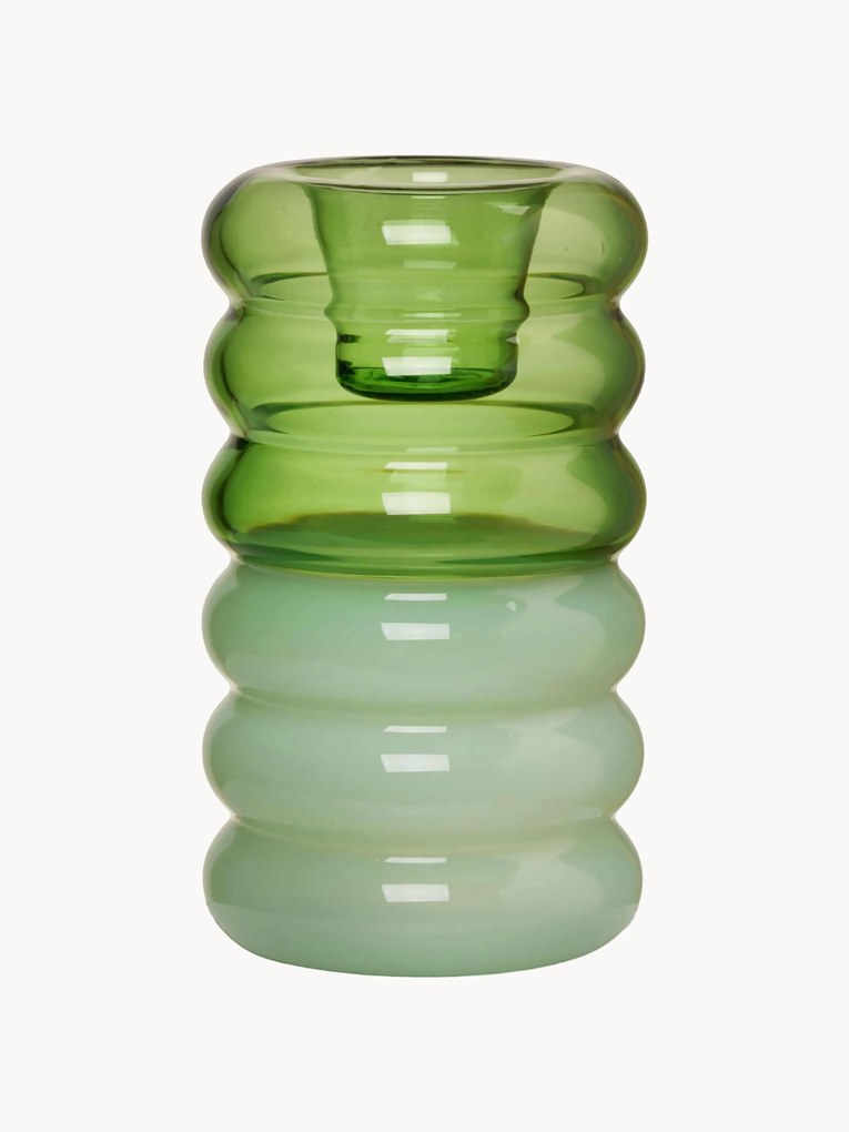 Castiçal em vidro de borosilicato Hoop