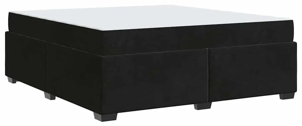 Estrutura da Cama Outros Preto 180 x 200 cm Veludo