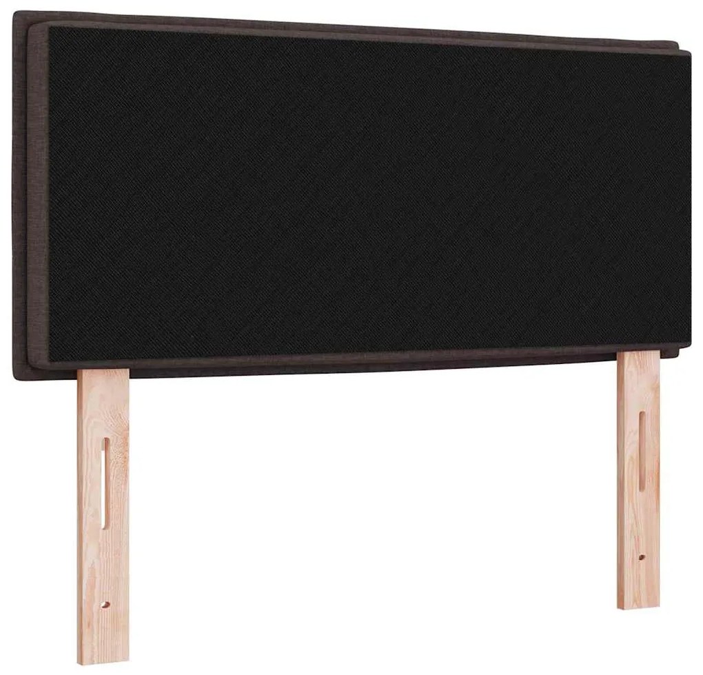 Cabeceira vidaXL Design Linhas Castanho 90 cm Tecido