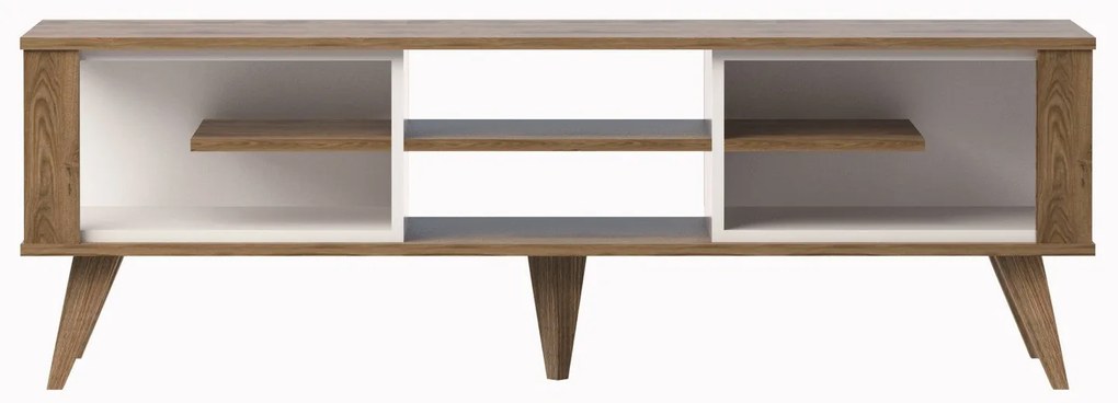 Móvel para TV Ionis – Carvalho e Branco – 160x52,5x35 cm