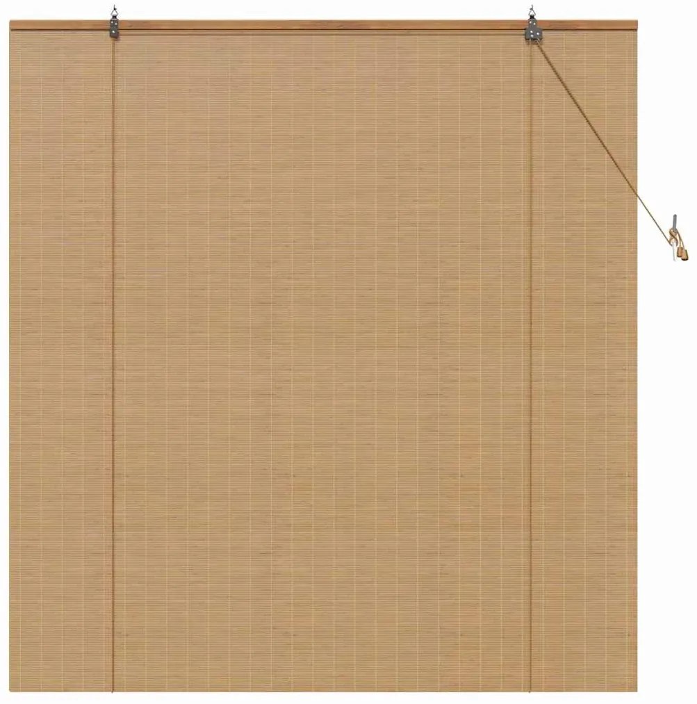 Persianas e Sombras de Janela Marrom Claro 140 x 160 cm Bambu
