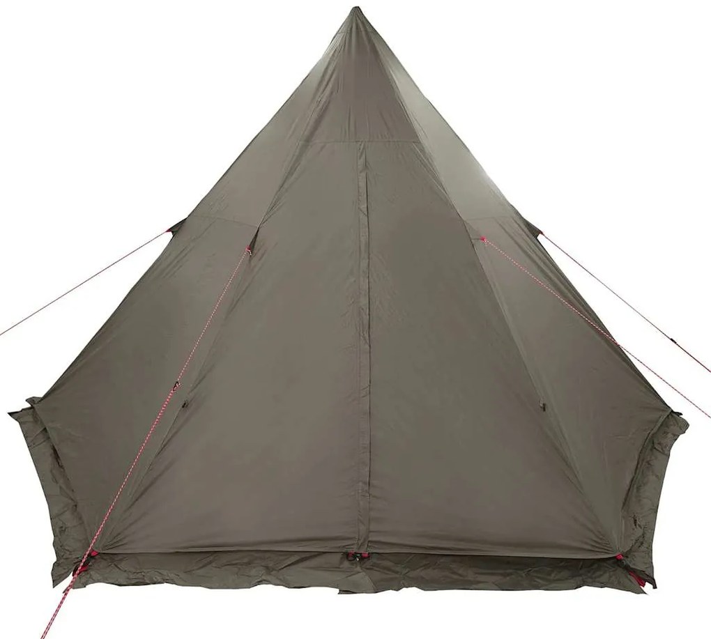 Tenda familiar tipi para 6 pessoas impermeável castanho