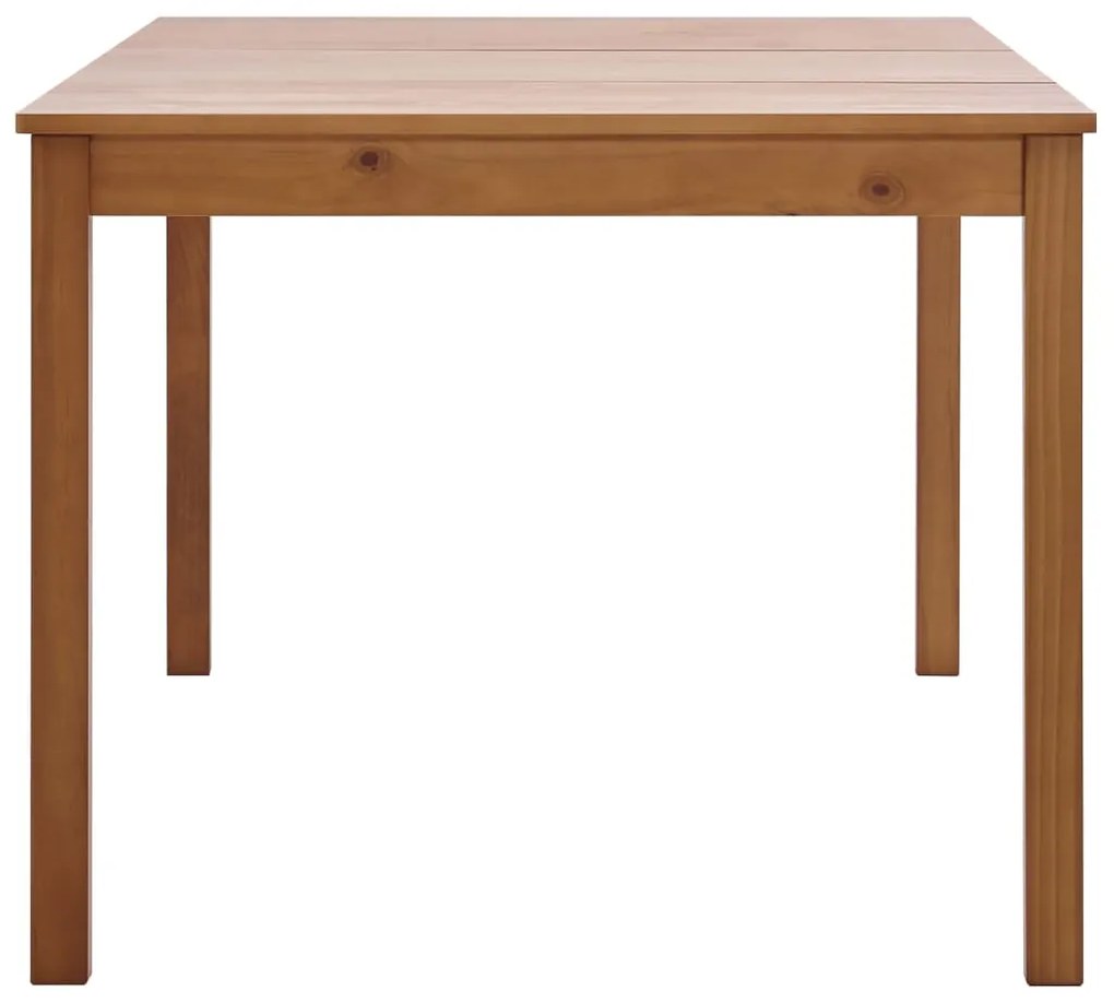 Mesa de jantar 180x90x73 cm madeira de pinho castanho mel