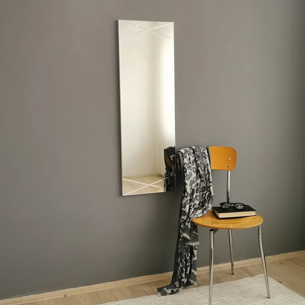 Espelho A321D – Prateado – 35x105 cm