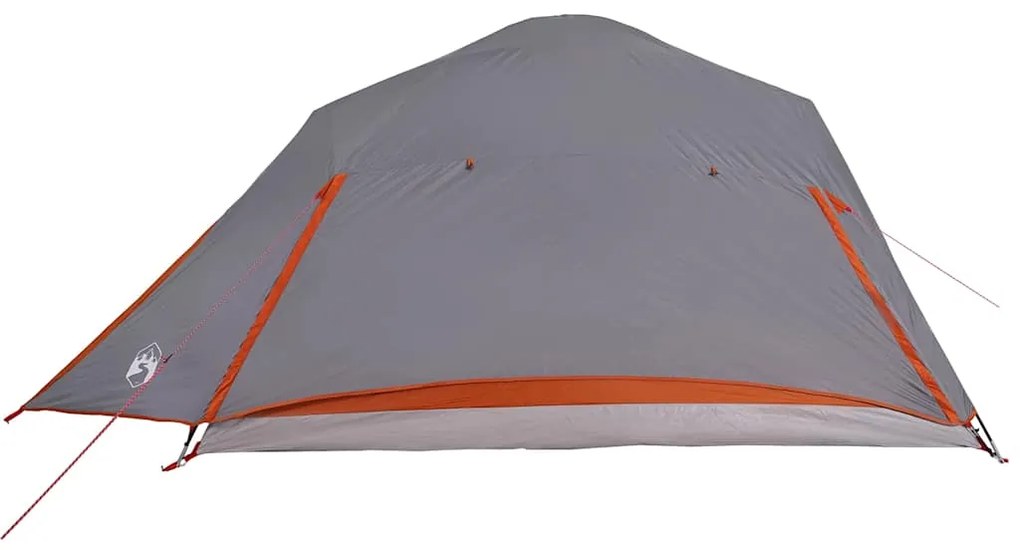 Tenda familiar em cúpula para 6 pessoas impermeável cinza