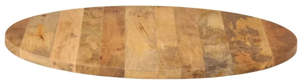 Tampo de mesa redondo Ø70x3,8cm madeira de mangueira maciça