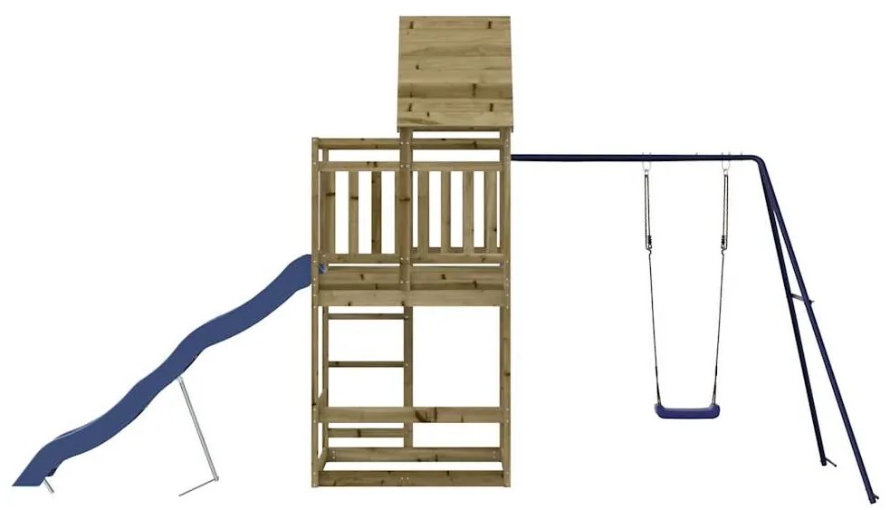 Conjunto de brincar para exterior madeira de pinho impregnada