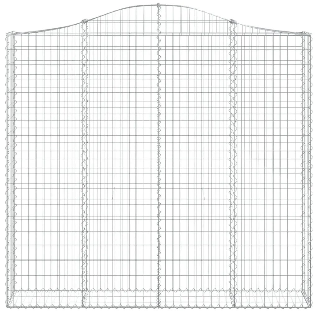 Cestos gabião arqueados 5pcs 200x30x180/200cm ferro galvanizado