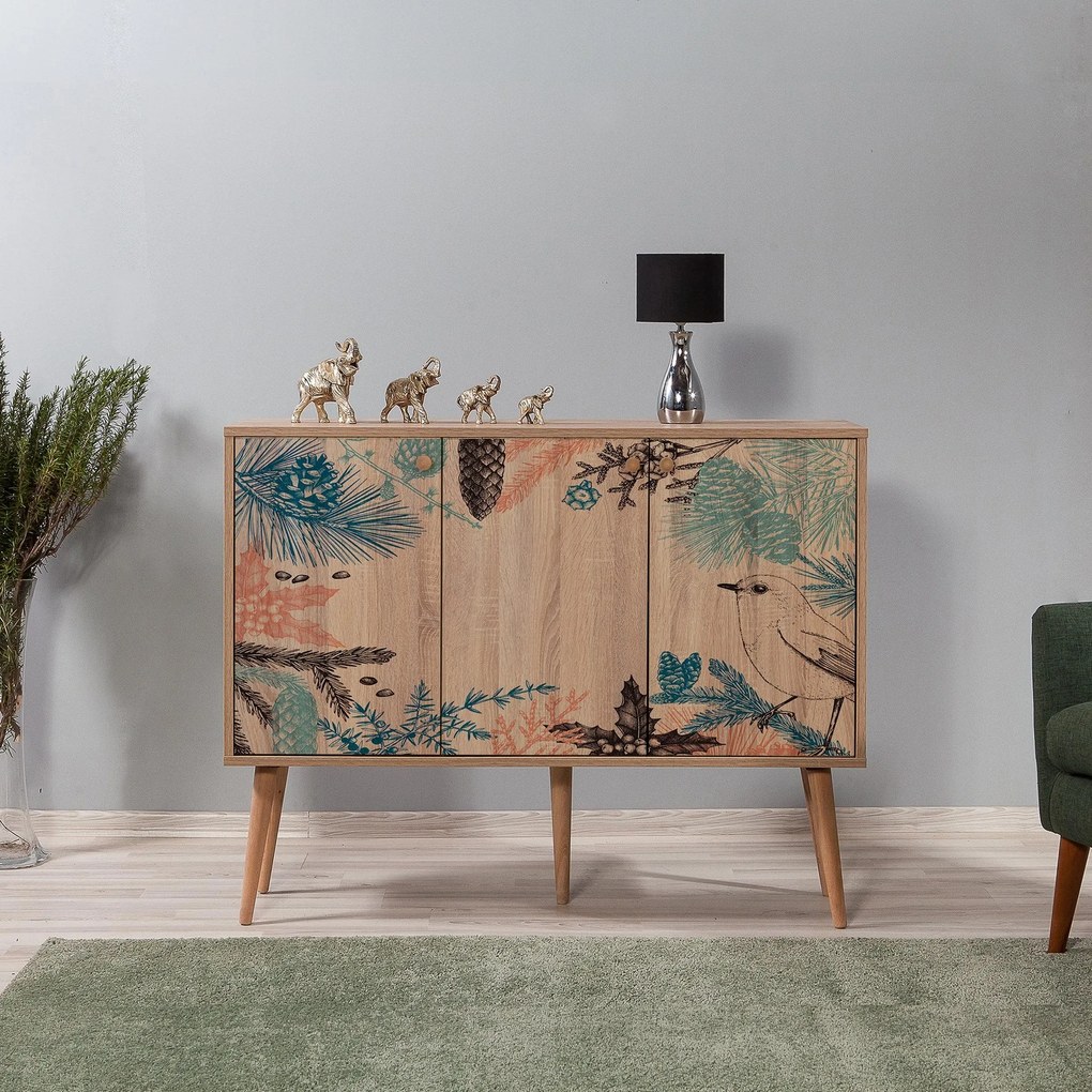 Console Mega – Carvalho Sonoma – 120x90x36 cm