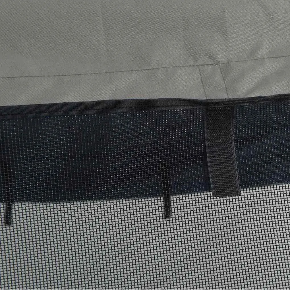Toldo 4 arcos Bimini paredes malha laterais 243x(170-182)x137cm