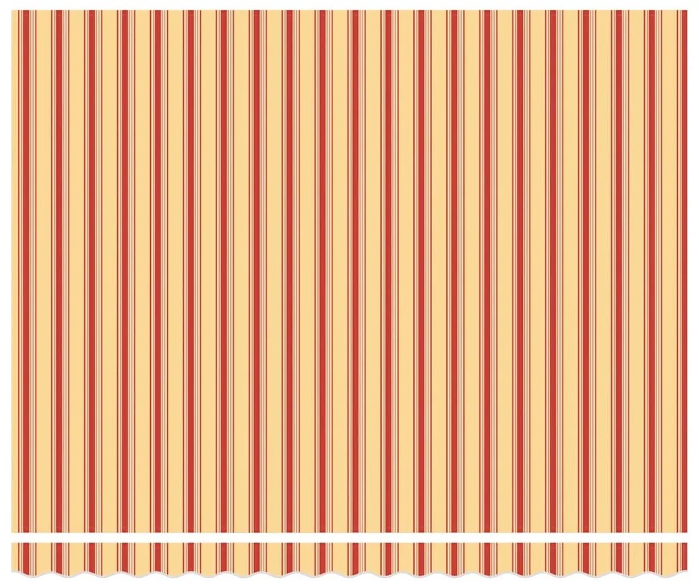 Toldo Retrátil Automático Amarelo e Laranja 400x300 cm