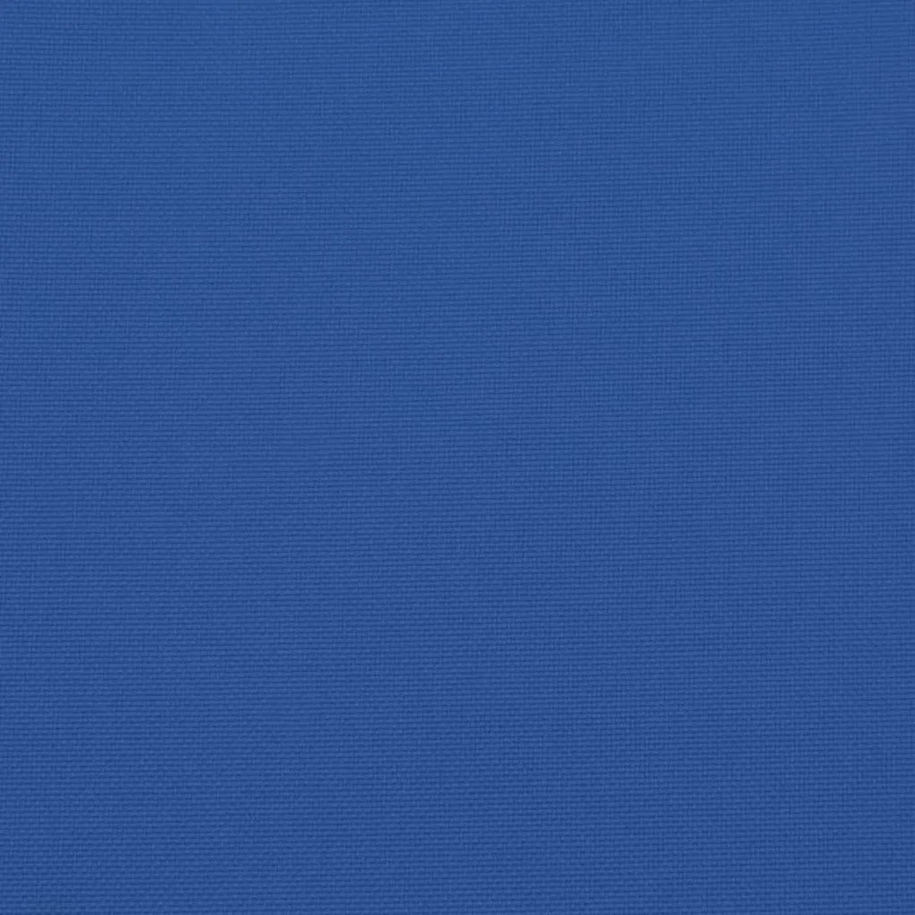 Almofadões para móveis de paletes 4 pcs tecido oxford azul