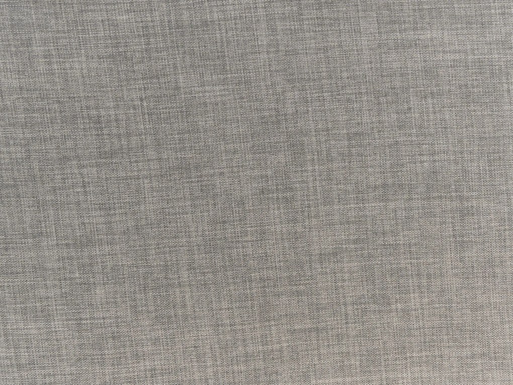 Capa em tecido cinzento claro 140 x 200 cm para cama FITOU	 Beliani