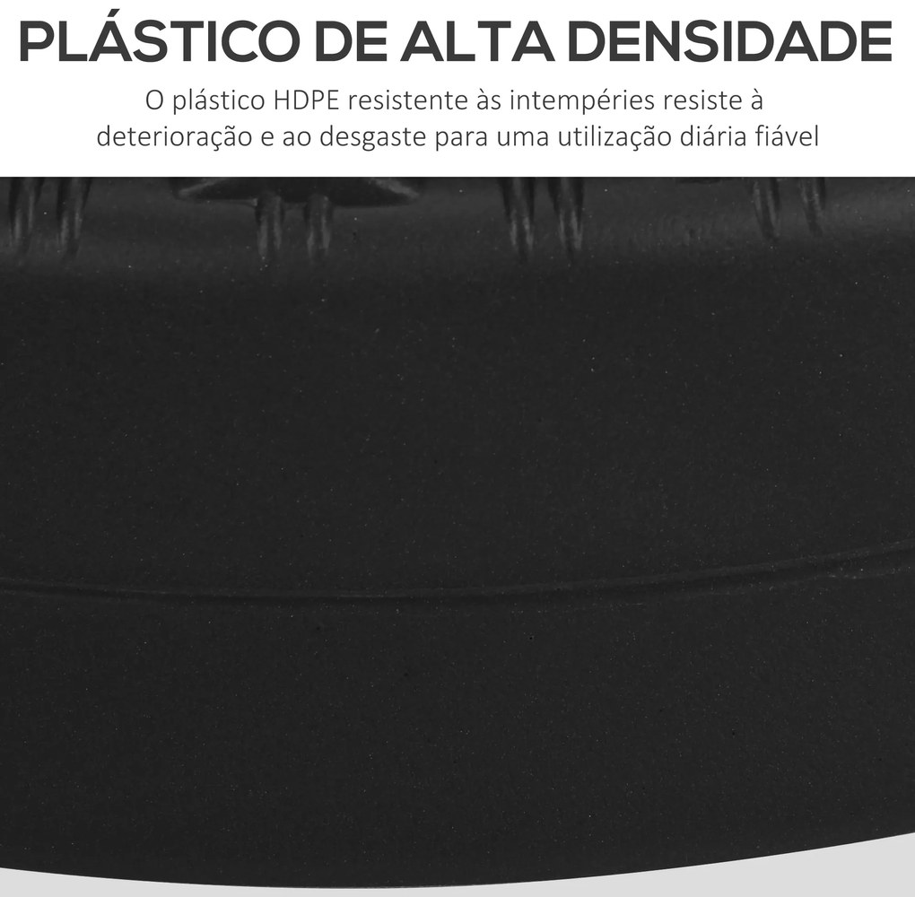 Base para Chapéu de Sol Redondo Suporte para Chapéu de Sol Recarregáve