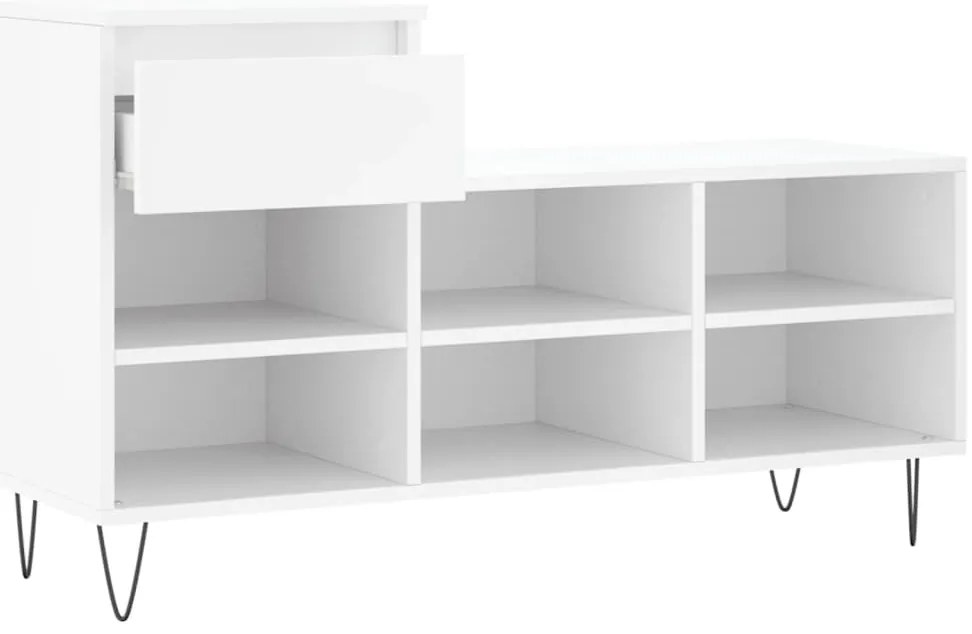 Sapateira 102x36x60 cm derivados de madeira branco