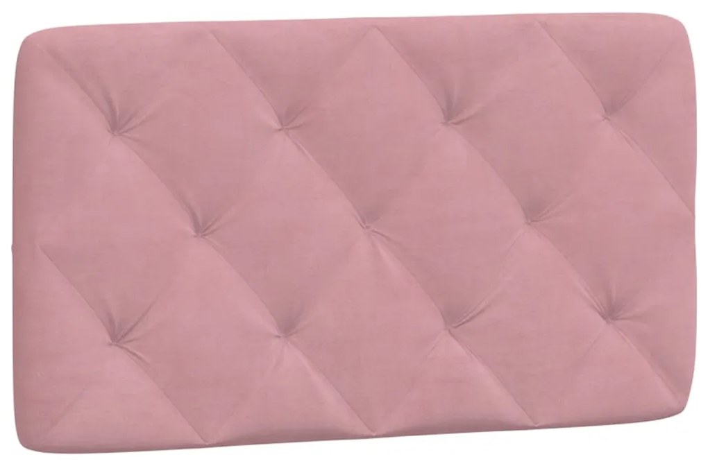Cama com colchão 80x200 cm veludo rosa