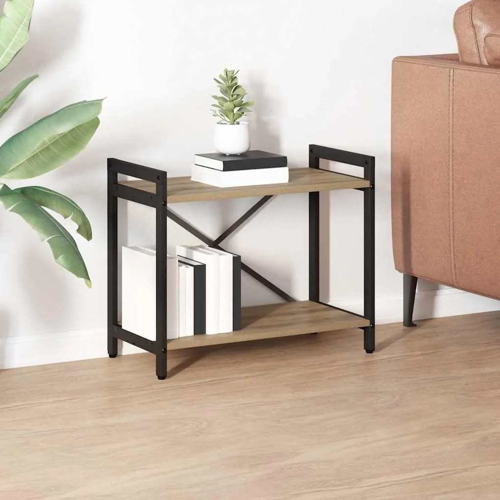 vidaXL Estante Carvalho Artesanal 60 x 30 x 50 cm Madeira processada