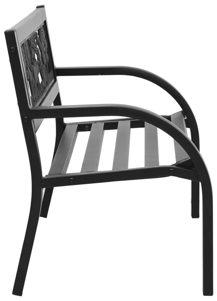 Banco de jardim para crianças 86 cm aço