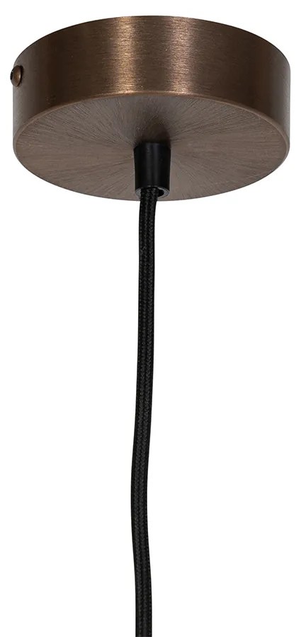 Candeeiro de suspensão design bronze escuro - Tubo