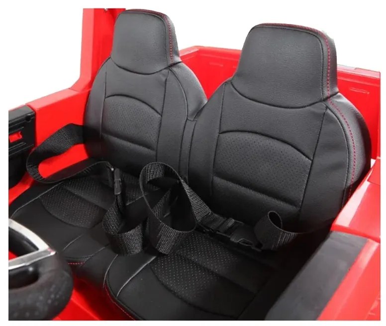 Carro elétrico para Crianças 2 Lugares Ford Super Duty 24V Vermelho