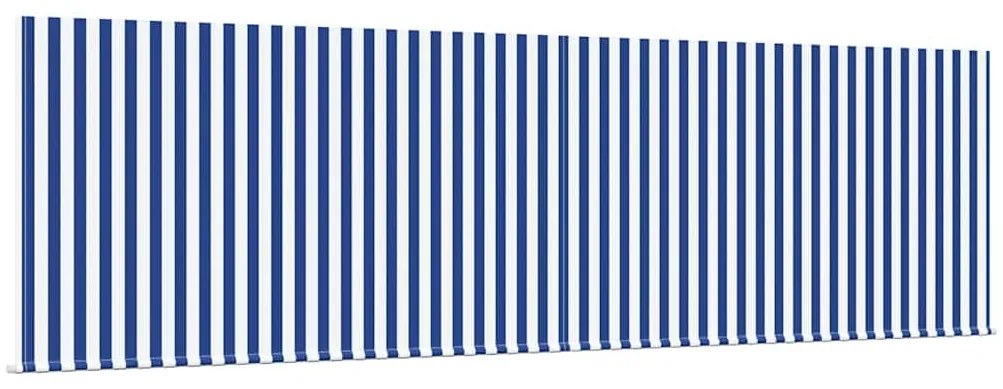 Toldo Retrátil Azul e branco Azul e Branco Antracite