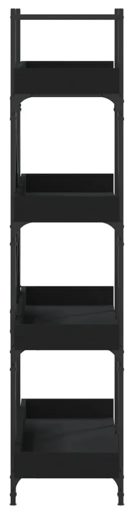 Estante c/ 4 prateleiras 100x33x145,5cm derivados madeira preto