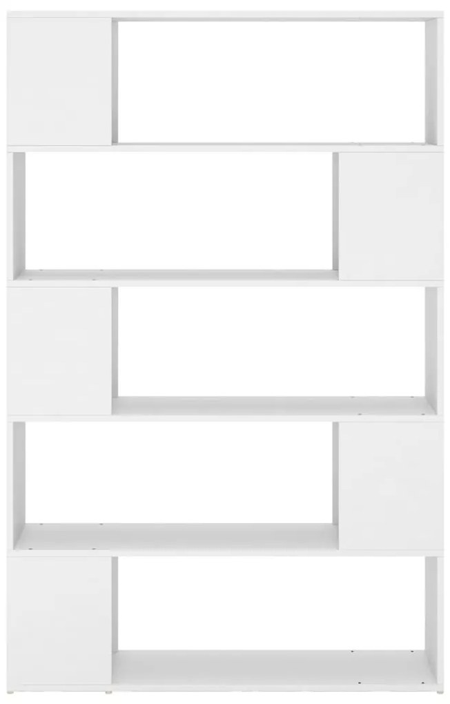 Estante/divisória derivados de madeira branco