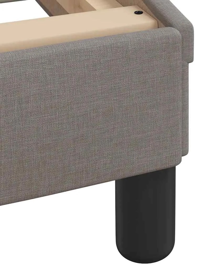 Estrutura cama com LED sem colchão 100x200 cm tecido
