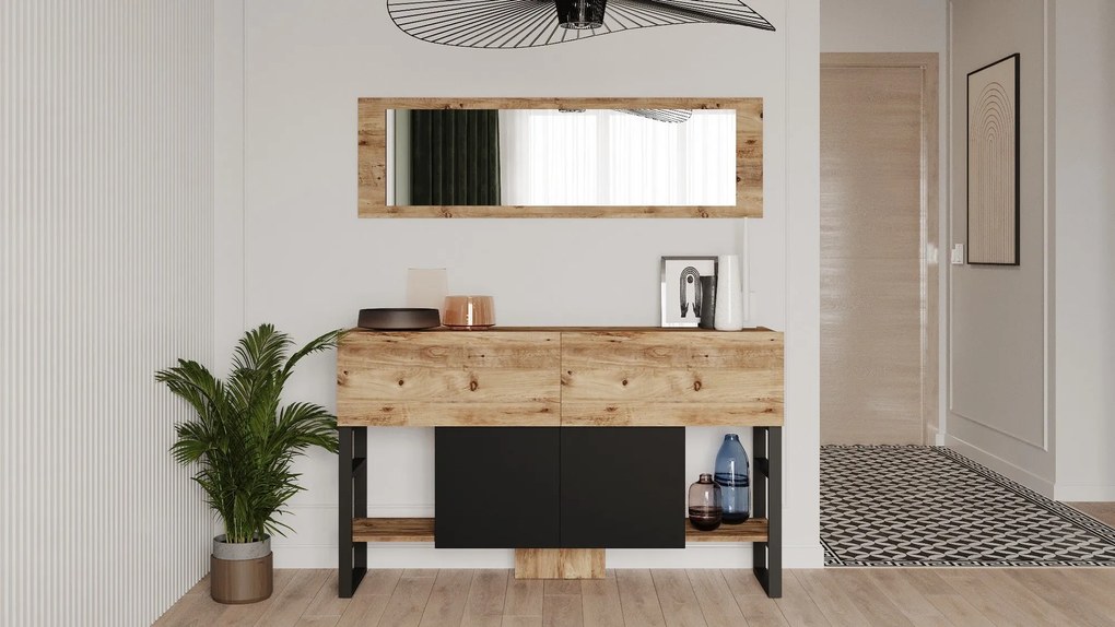 Console ML26 – Atlantic Pine – 139 cm x 83,6 cm x 43,3 cm