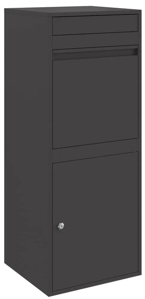 Caixa para entrega de pacotes Preto 41 x 38 x 103 cm Aço