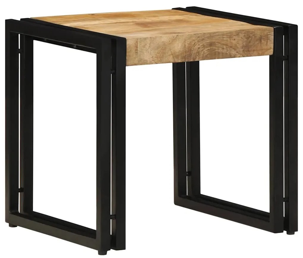Mesa de Centro vidaXL 40x50x38 cm Madeira de Mangueira Maciça