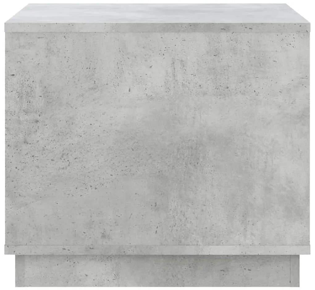 Mesa de centro 51x50x44 cm derivados de madeira cinza cimento