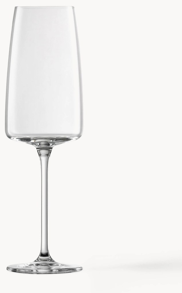 Taças de champanhe de cristal Vivid Senses, conjunto de 2