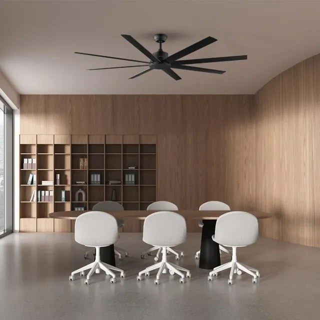 Ventoinha de teto EnergySilence Aero 7200 Pro com motor DC de 48 W e 72", 6 velocidades, 8 pás, temporizador, controlo remoto, modo Inverno/Verão