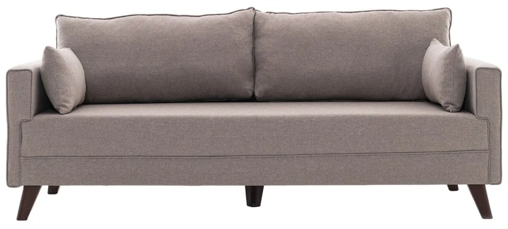 Sofá de 3 Lugares Bella – Creme – 208x85x81 cm