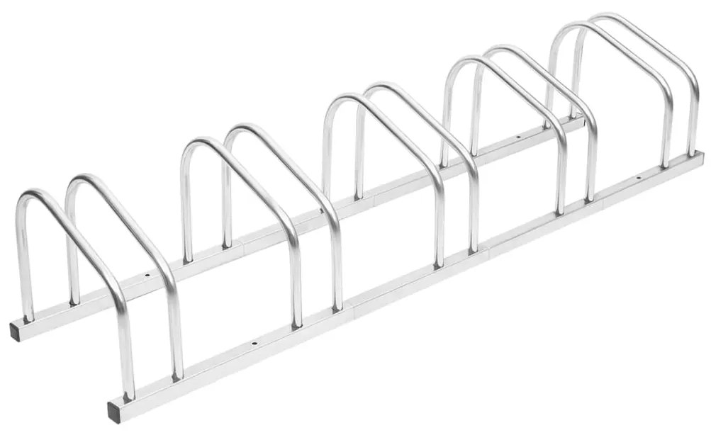 154420 vidaXL Suporte para 5 bicicletas aço galvanizado