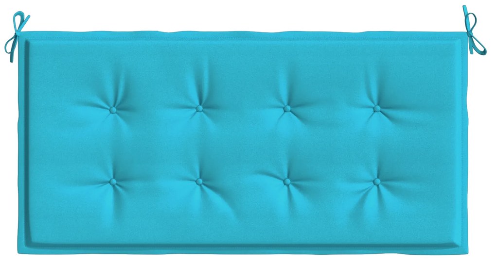 Almofada vidaXL Turquesa Tecido Oxford, Fibra de Espuma 120 x 50 x 4 c
