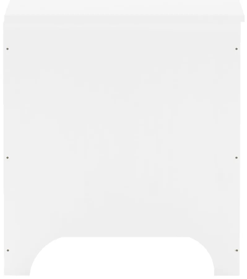 Caixa de arrumação c/ tampa RANA 80x49x54cm pinho maciço branco