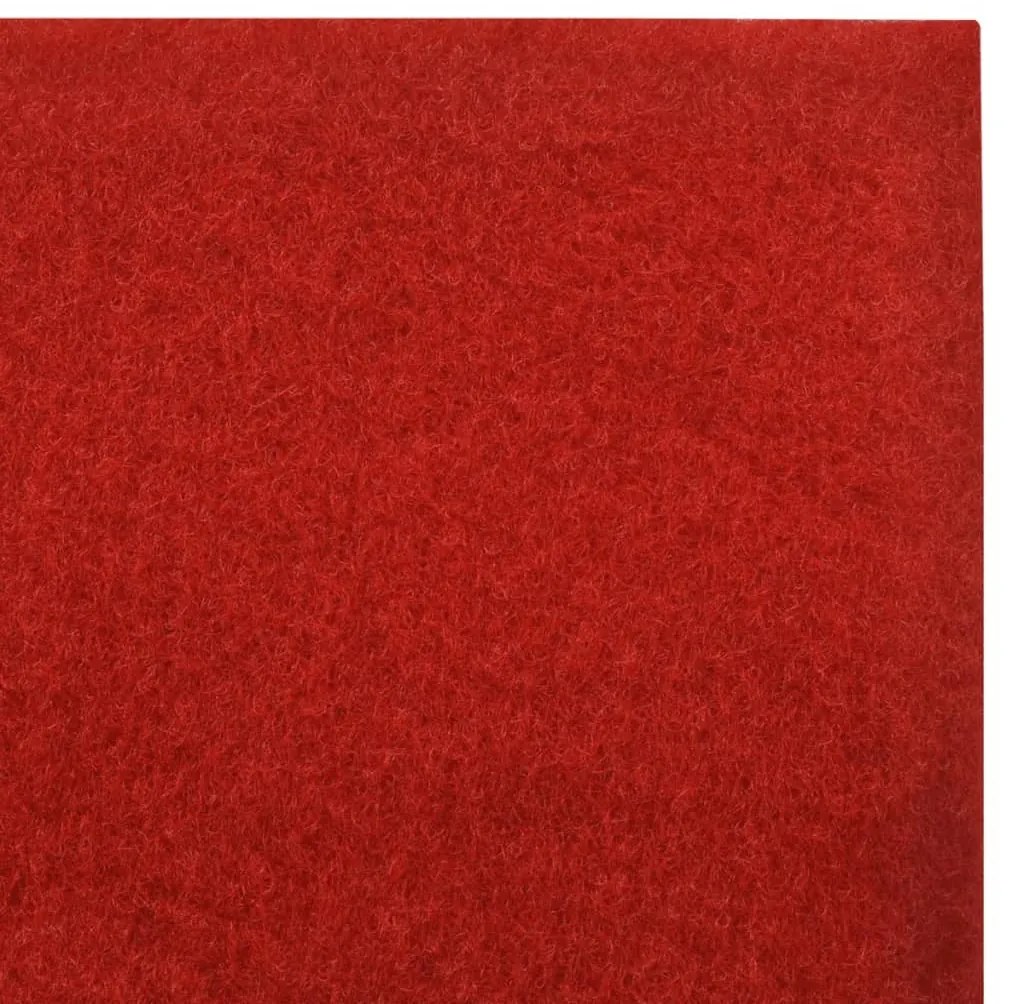 Tapete vermelho 1 x 10 m, pesado 400 g/m2