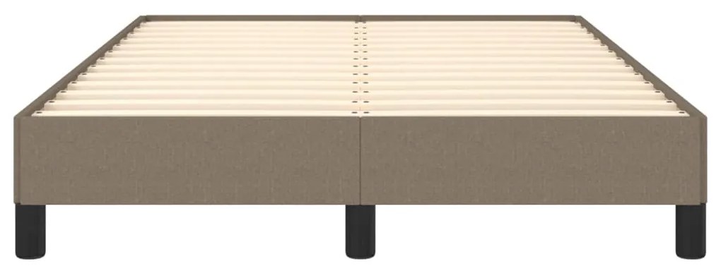 Estrutura de cama sem colchão 120x190cm tecido cinzento