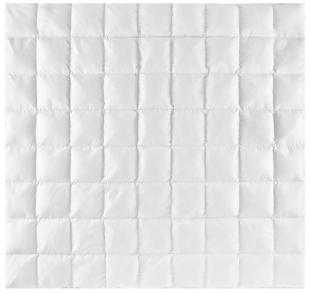 Edredão de algodão japara branco 220 x 240 cm GROSSGLOCKNER Beliani
