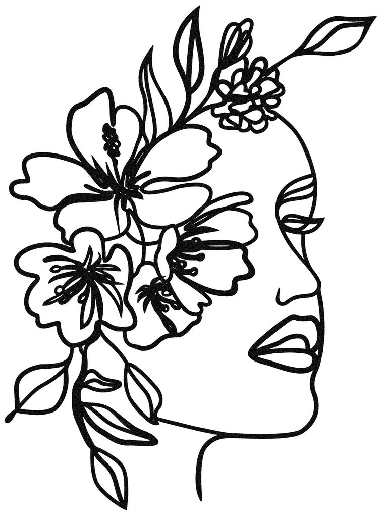 Acessório Decorativo de Parede Farfalla – Preto – 39 x 53 cm