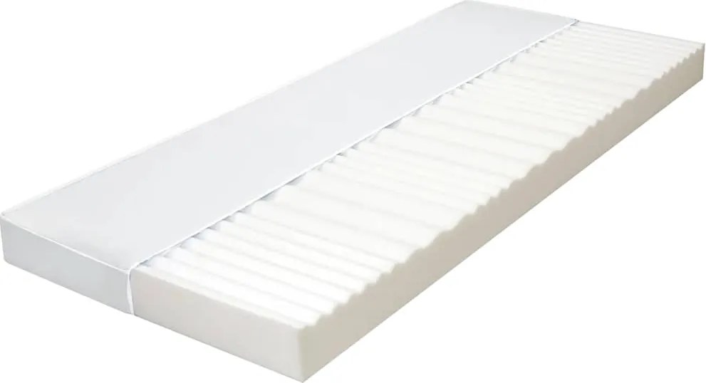 282806 vidaXL Colchão 120x200 cm 7 zonas espuma PU 10 cm H2 H3