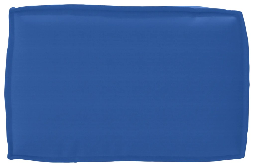 Conjunto de 2 Almofadas de Palete Azul Royal Tecido Oxford