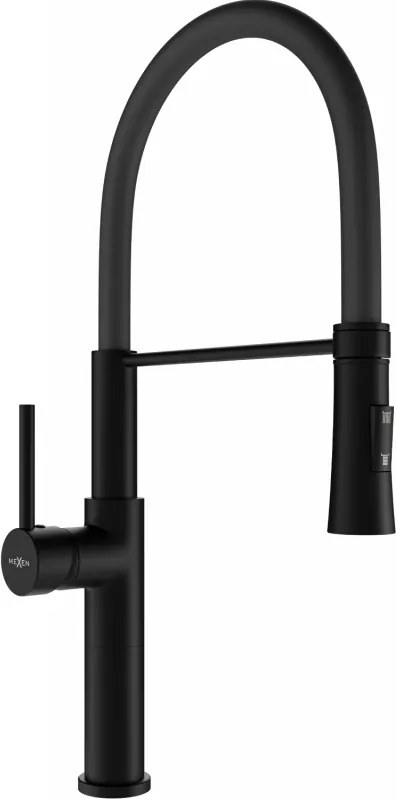 Mexen Dina torneira de cozinha, preta - 672701-70