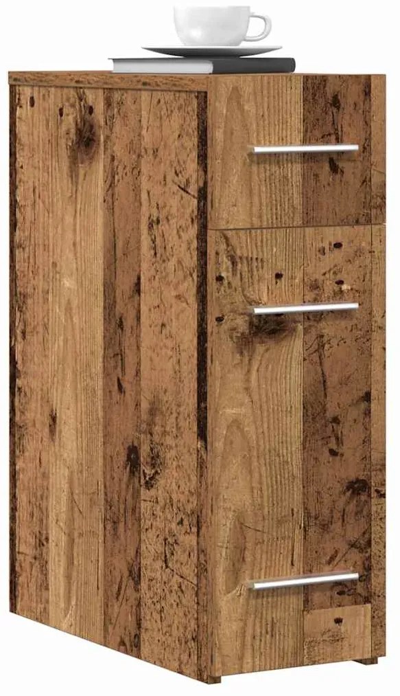 Armário de Farmácia vidaXL em Madeira Velha 20x45,5x60 cm em Madeira T