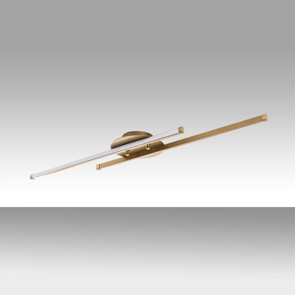 Chandelier Umut – Dourado – 86x5x17 cm