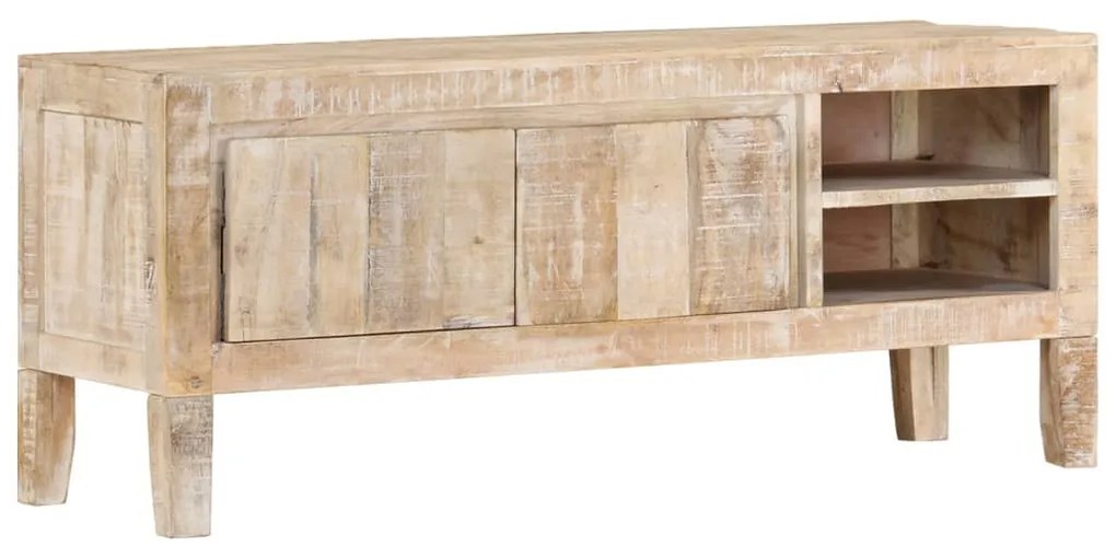 Móvel de TV 110x35x46 cm madeira de mangueira maciça