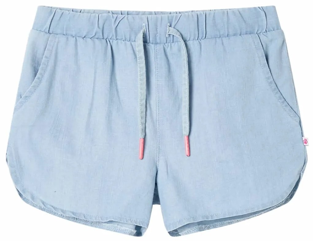 Calções de criança azul-ganga suave 128