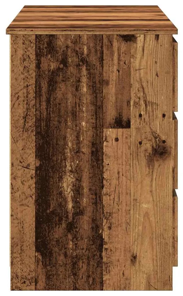 Secretária 140x50x77 cm derivados de madeira madeira velha